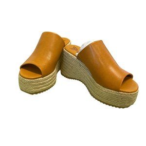 Brown Espadrille Wedges